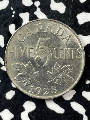 1928 Canada 5 Cents Lot#M2691 Nice!