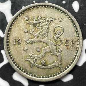 1921 Finland 50 Pennia (7 Available) (1 Coin Only)