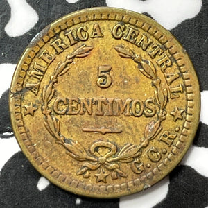 1922 Costa Rica 5 Centimos Lot#D2258