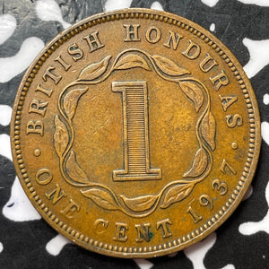 1937 British Honduras 1 Cent Lot#D3627