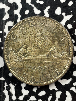 1966 Canada $1 Dollar Lot#M2736 Large Silver Coin! High Grade! Beautiful!