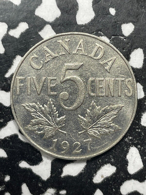 1927 Canada 5 Cents Lot#M0654 Nice!
