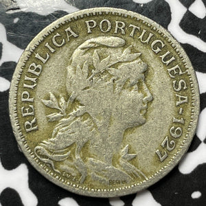 1927 Portugal 50 Centavos (3 Available) (1 Coin Only)