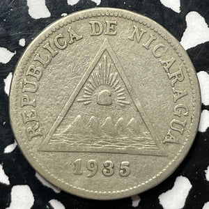 1935 Nicaragua 5 Centavos Lot#V9694