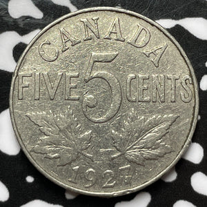1927 Canada 5 Cents Lot#M4758