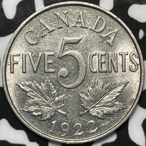1922 Canada 5 Cents Lot#M6896 Nice!