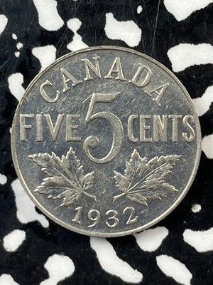 1932 Canada 5 Cents Lot#M2688 Nice!