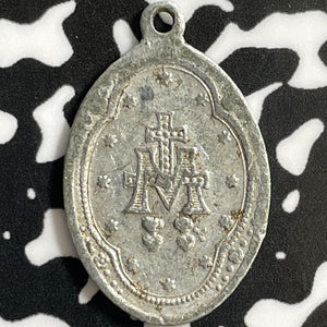Undated Mary Religious Medalet Lot#D6374 15x21mm
