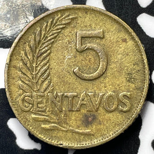 1948 Peru 5 Centavos Lot#M3965