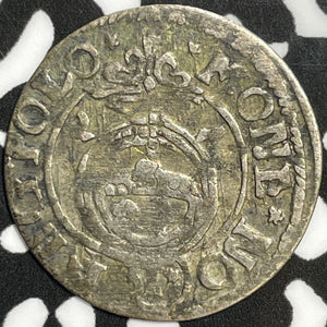 (1622-1635) Poland 3 Polker Lot#D4203 Silver!