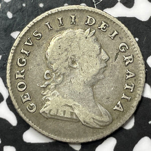 1805 Ireland 10 Pence Bank Token Lot#M9795 Silver!