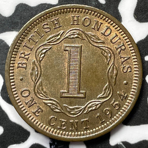 1954 British Honduras 1 Cent Lot#D3229 High Grade! Beautiful!