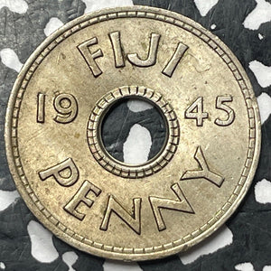 1945 Fiji Penny Lot#M3151 Nice!