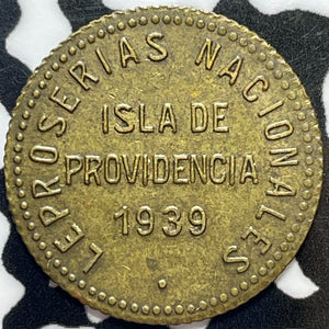 1939 Venezuela Isla De Providencia Leper Colony 12 1/2 Centimos Lot#M6172 Nice!