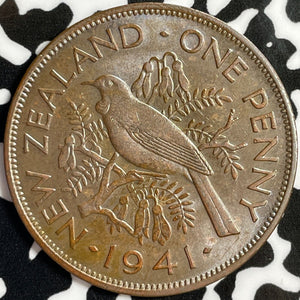 1941 New Zealand 1 Penny Lot#M8960 High Grade! Beautiful!