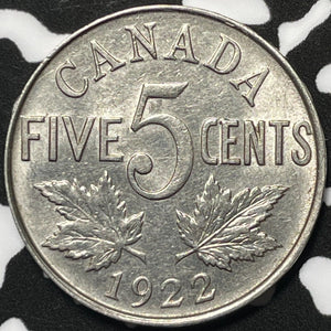 1922 Canada 5 Cents Lot#M6897 Nice!