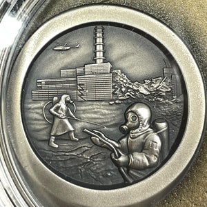 2021 Niue $5 Dollar Chernobyl 2 Oz .999 (3 Available)(1 Coin Only) W/Box & COA