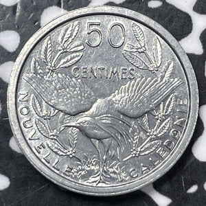 1949 New Caledonia 50 Centimes (17 Available) High Grade! (1 Coin Only)