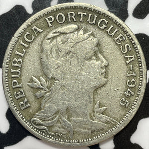 1945 Portugal 50 Centavos Lot#M5782