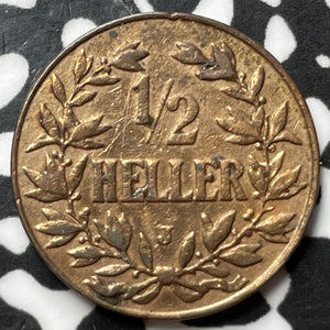 1905-J Austria 1/2 Heller Half Heller Lot#D6327 Nice!
