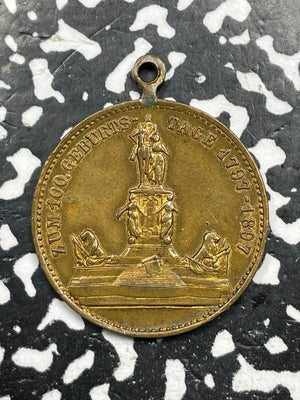 1897 Germany Prussia Kaiser Wilhelm 100th Birthday Medalet Lot#M1571