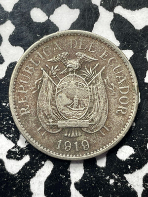 1919 Ecuador 5 Centavos Lot#V9835