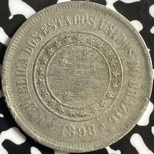 1898 Brazil 100 Reis Lot#D5904