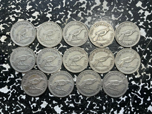1935 New Zealand 6 Pence Sixpence (14 Available) (1 Coin Only!)