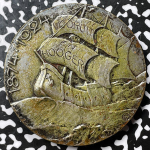 1924 Belgium Edward Anseele Medal Lot#OV1123 59mm