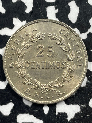 1948 Costa Rica 25 Centimos Lot#M0894 Nice!