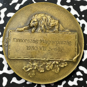 1930 Hungary Athletic Association Sports Award Medal Lot#OV722 48mm