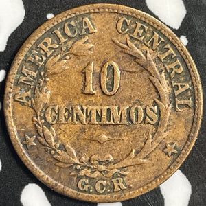 1929 Costa Rica 10 Centimos Lot#D0072