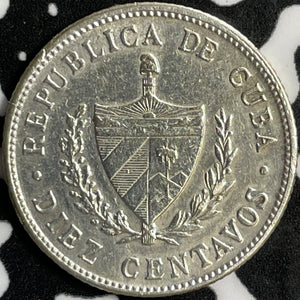 1948 Caribbean 10 Centavos Lot#D8608 Silver!