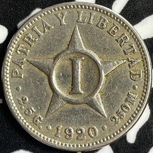 1920 Caribbean 1 Centavo Lot#D9551