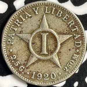 1920 Caribbean 1 Centavo Lot#9553