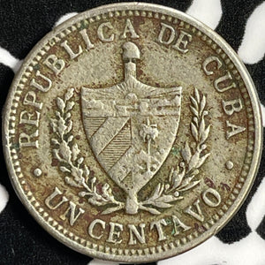 1920 Caribbean 1 Centavo Lot#9553