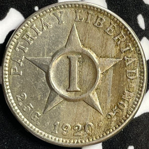 1920 Caribbean 1 Centavo Lot#D9555