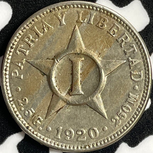 1920 Caribbean 1 Centavo Lot#D9556