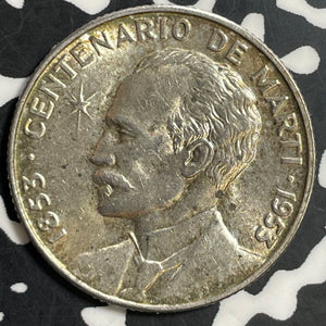 1953 Caribbean 25 Centavos Lot#E7890 Silver! High Grade! Beautiful!