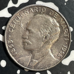 1953 Caribbean 25 Centavos Lot#E7899 Silver! High Grade! Beautiful!