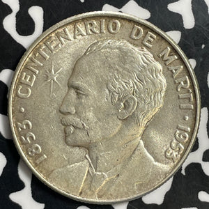 1953 Caribbean 50 Centavos Lot#T0879 Silver! High Grade! Beautiful!