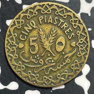 1940 5 Piastres Lot#T1770