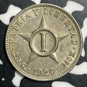 1920 Caribbean 1 Centavo Lot#T2920 Nice!