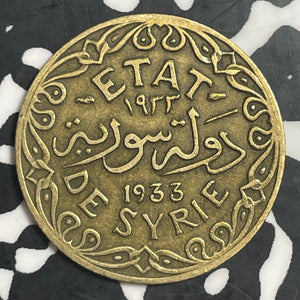 1933 Syria 5 Piastres Lot#T3664