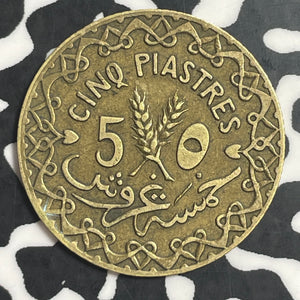 1933 Syria 5 Piastres Lot#T3664