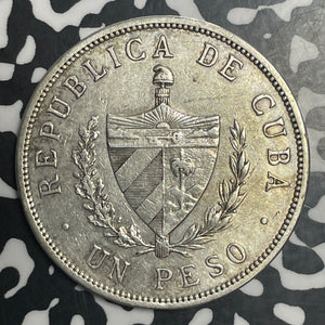 1933 Caribbean 1 Peso Lot#JM9163 Large Silver!