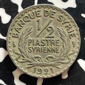 1921 Syria 1/2 Piastre Half Piastre Lot#T4091