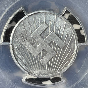 1935 Germany Third Reich NSDAP Winterhilfe 50 Groschen Token PCGS MS61 Lot#G208