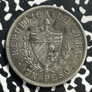 1932 Caribbean 1 Peso Lot#JM9602 Large Silver!