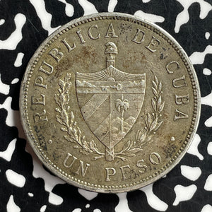1932 Caribbean 1 Peso Lot#JM9781 Large Silver! Nice!